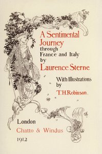 Kuvitus Laurence Sternen teokseen A Sentimental Journey (litografia). tekijältä Thomas Heath Robinson