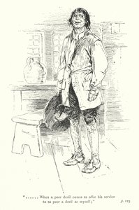Kuvitus Laurence Sternen teokseen A Sentimental Journey (litografia). tekijältä Thomas Heath Robinson