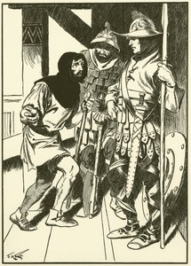 Hiilenpolttaja palatsissa (kaiverrus) tekijältä Thomas Heath Robinson
