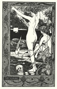 Seireenit (litografia) tekijältä Thomas Heath Robinson