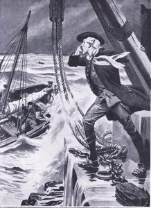 Valaisemaan polkua merelle: Smeaton, kuvitus teoksesta "Cassell