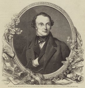 Oikea kunniallinen lordi John Russell, kansanedustaja, Englannin ministeri Wienin konferenssissa 1855