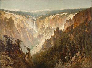 Yellowstonen Grand Canyon, noin 1884