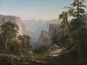 Näkymä Yosemiten laaksoon, 1865