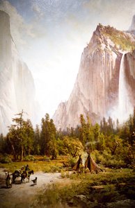 Yosemiten laakso (El Capitan & Bridal Veil Falls) tekijältä Thomas Hill