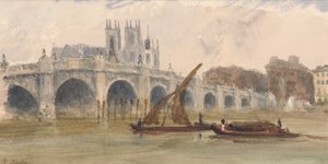 Westminster Bridge ja Abbey tekijältä Thomas Hollis