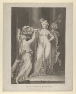Herodiaan Salomen tytär, joka saa Johannes Kastajan pään, Matteus 14:10-11..., 1798.