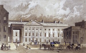 Nykyaikainen kaiverrus uudesta Royal Mintista, n. 1830 (käsinvärinen kaiverrus) tekijältä Thomas Hosmer Shepherd
