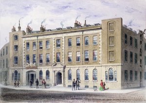 Apothecaries Lane, 1855 (wc paperilla) tekijältä Thomas Hosmer Shepherd