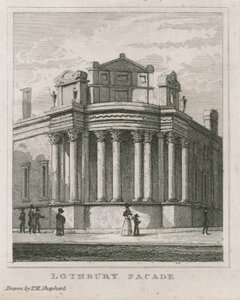 Bank of England, Sir John Soanen rintamilla tekijältä Thomas Hosmer Shepherd