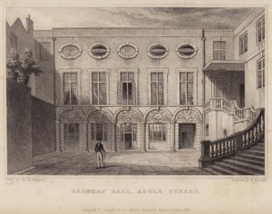 Brewers Hall Addle Streetillä tekijältä Thomas Hosmer Shepherd