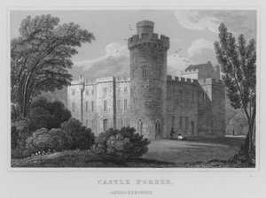 Castle Forbes, Aberdeenshire (kaiverrus) tekijältä Thomas Hosmer Shepherd