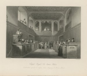Kuninkaallinen kappeli St Jamesin palatsissa tekijältä Thomas Hosmer Shepherd