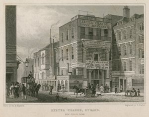 Exeter Change, The Strand, Lontoo tekijältä Thomas Hosmer Shepherd