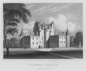 Glamis Castle, Forfarshire (kaiverrus) tekijältä Thomas Hosmer Shepherd