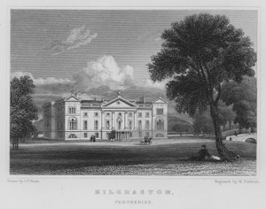 Kilgraston, Perthshire (kaiverrus) tekijältä Thomas Hosmer Shepherd
