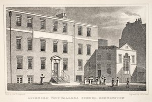 Lisensoitu Victuallers School, Kennington, "London and it
