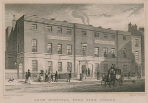 Lock Hospital, Hyde Park Corner, Lontoo tekijältä Thomas Hosmer Shepherd