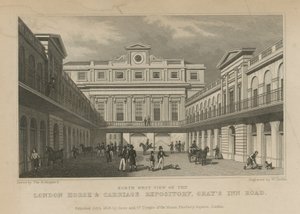 London Horse und Carriage Repository tekijältä Thomas Hosmer Shepherd