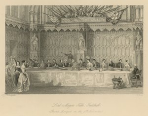 Pormestarin pöytä, Guildhall tekijältä Thomas Hosmer Shepherd