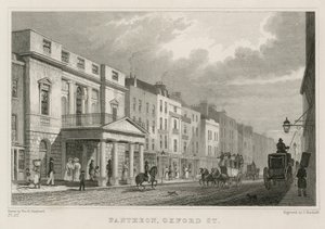 Pantheon, Oxford Street, Lontoo tekijältä Thomas Hosmer Shepherd