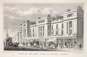 Osa Regent Streetin East Sidea, "London and it