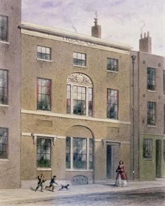 Putkimies Hall Great Bush Lanella, Cannon Street, 1851 tekijältä Thomas Hosmer Shepherd