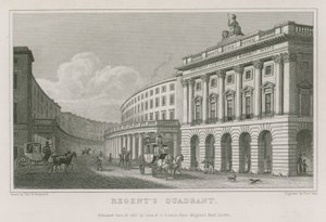 Quadrant, Regent Street, Lontoo tekijältä Thomas Hosmer Shepherd