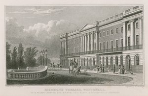 Richmond Terrace Whitehallissa tekijältä Thomas Hosmer Shepherd