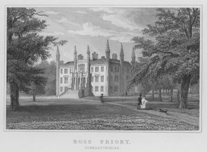 Ross Priory, Dumbartonshire (kaiverrus) tekijältä Thomas Hosmer Shepherd
