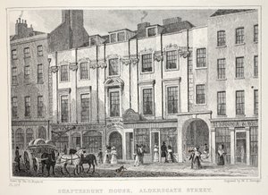 Shaftesbury House, Aldersgate Street, "Lontoo and it