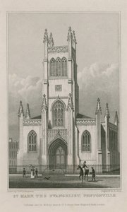 Pyhän Markuksen kirkko, Clerkenwell tekijältä Thomas Hosmer Shepherd