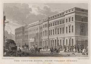 Custom House, Thames Streetiltä tekijältä Thomas Hosmer Shepherd