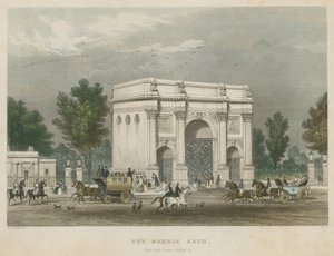 Marble Arch, Hyde Park Corner, Lontoo tekijältä Thomas Hosmer Shepherd