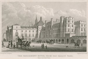 Parlamenttitalo Old Palace Yardista, Westminster, Lontoo