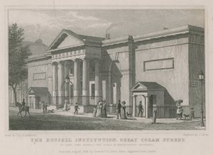 Russell Institution, Great Coram Street, Lontoo tekijältä Thomas Hosmer Shepherd