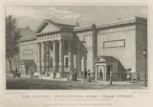 Russell Institution, Great Coram Street, Lontoo tekijältä Thomas Hosmer Shepherd