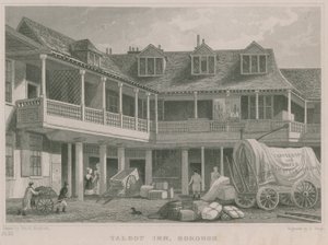 Tabard Inn, Southwark tekijältä Thomas Hosmer Shepherd