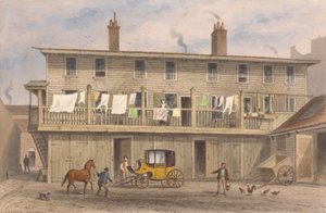 Vine Inn, Vine Yard, Aldersgate Lontoon Cityssä tekijältä Thomas Hosmer Shepherd