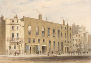 Willis Rooms, King Street, Lontoo (akvarelli). tekijältä Thomas Hosmer Shepherd