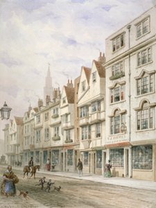 Wych Street, Westminster, Lontoo, c1850 tekijältä Thomas Hosmer Shepherd