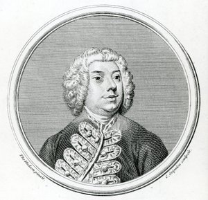 Francesco Bernardi Senesino (1686-1758) (mezzotint) tekijältä Thomas Hudson
