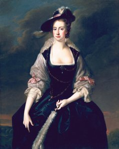 Lady Frances Courtenay, n. 1741 tekijältä Thomas Hudson
