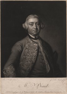 Mr. Beard, kaivertaja James McArdell (n.1729-65), 1764 (mezzotint). tekijältä Thomas Hudson