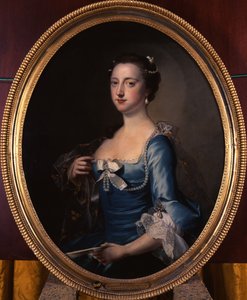 Frances Thynnen, Lady Hertfordin, myöhemmin Somersetin herttuattaren muotokuva (öljy kankaalle) tekijältä Thomas Hudson