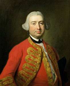 Muotokuva John Beardista (n. 1717-1791), näyttelijä ja laulaja