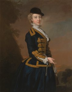 Nuoren naisen muotokuva Devonin Fortesque-perheestä tekijältä Thomas Hudson