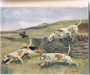 Crossing the Wall, kuvitus kirjasta "Hounds"