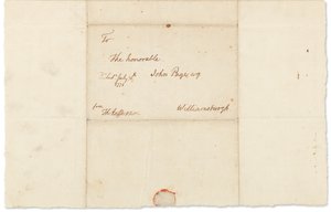 Nimikirjoituskirje John Pagelle, Philadelphia, 30. heinäkuuta 1776 (kynä ja muste paperille)