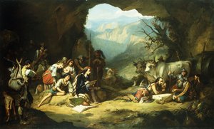 Salvator Rosan studio Abruzzin vuoristossa,